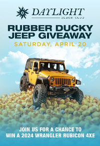 RUBBER DUCKY JEEP GIVEAWAY