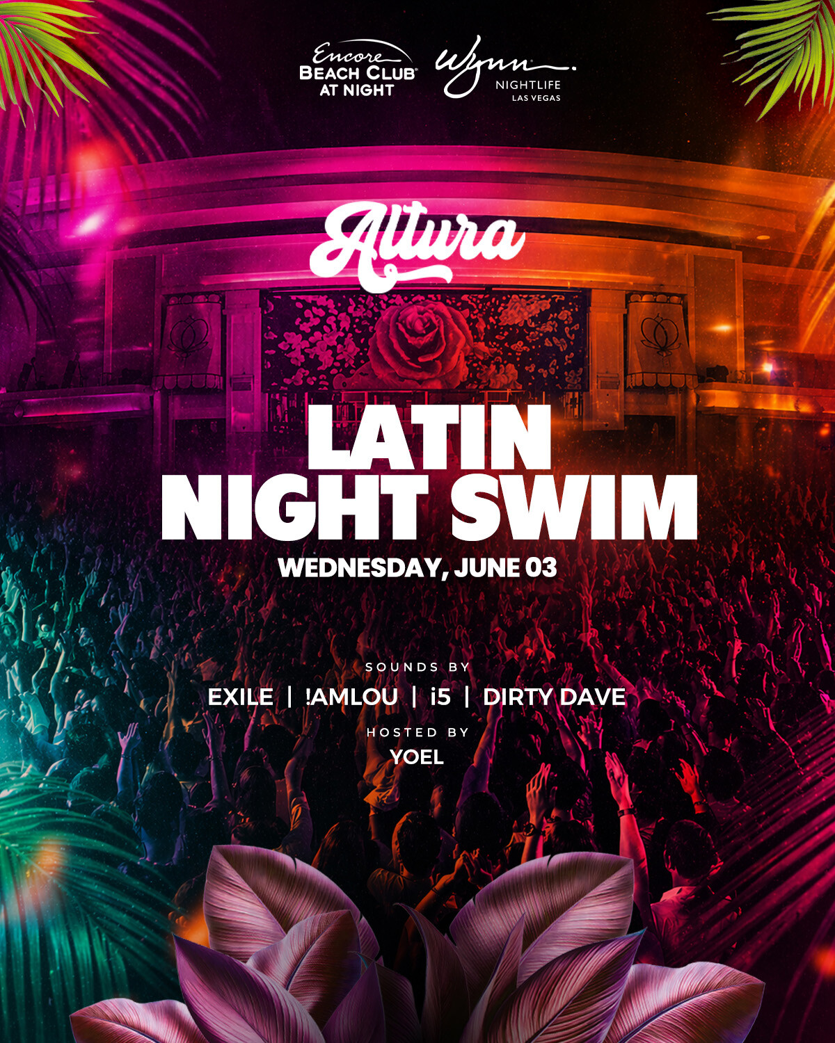 encore beach club night swim dress code Altura Presents Latin at Ebc At Night on Wednesday June 03 2026 Sexy Classy Dresses Simple Casual Abayas COLOR:Navy/Blush
