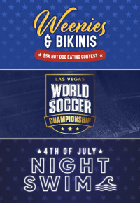 Weenie's & Bikinis, World Soccer Championship, 4th of July Night Swim